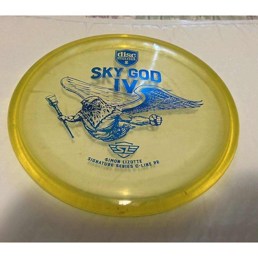 Discmania Sky God IV P2 C-Line Signature Series Yellow Disc Golf Disc